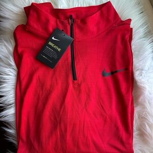 Nike Red Breathe Dri-FIT Top